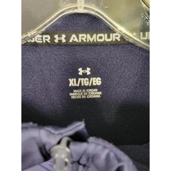 Under Armour Mens XL AF Storm 1/2 Zip Long Sleeve Sweatshirt Blue 1373851. - Picture 3 of 9